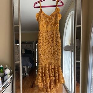 Yellow Midi Dress